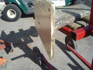 Milled Strut Base Plate for Alignments