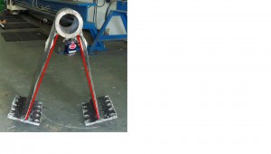 Bent strut from a 112' Westport